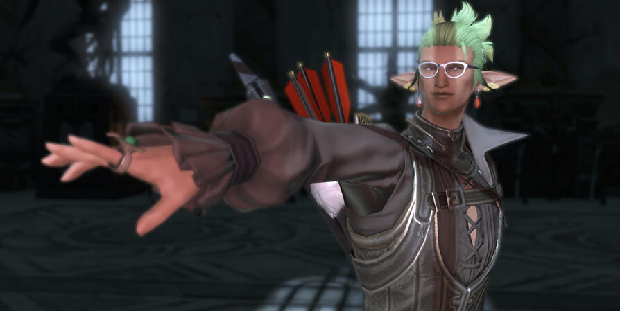 Portrait of a Bard, Level 80, Great Gubal Library